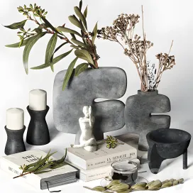 Decorative with copenhagen vases